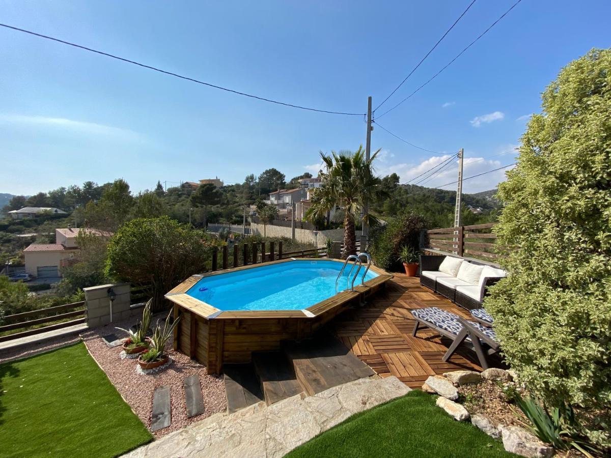 Amazing Vila Close To Sitges, Jacuzzi, Swimming Pool & Exellent Views Olivella Zewnętrze zdjęcie