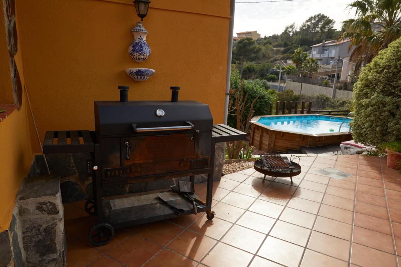Amazing Vila Close To Sitges, Jacuzzi, Swimming Pool & Exellent Views Olivella Zewnętrze zdjęcie