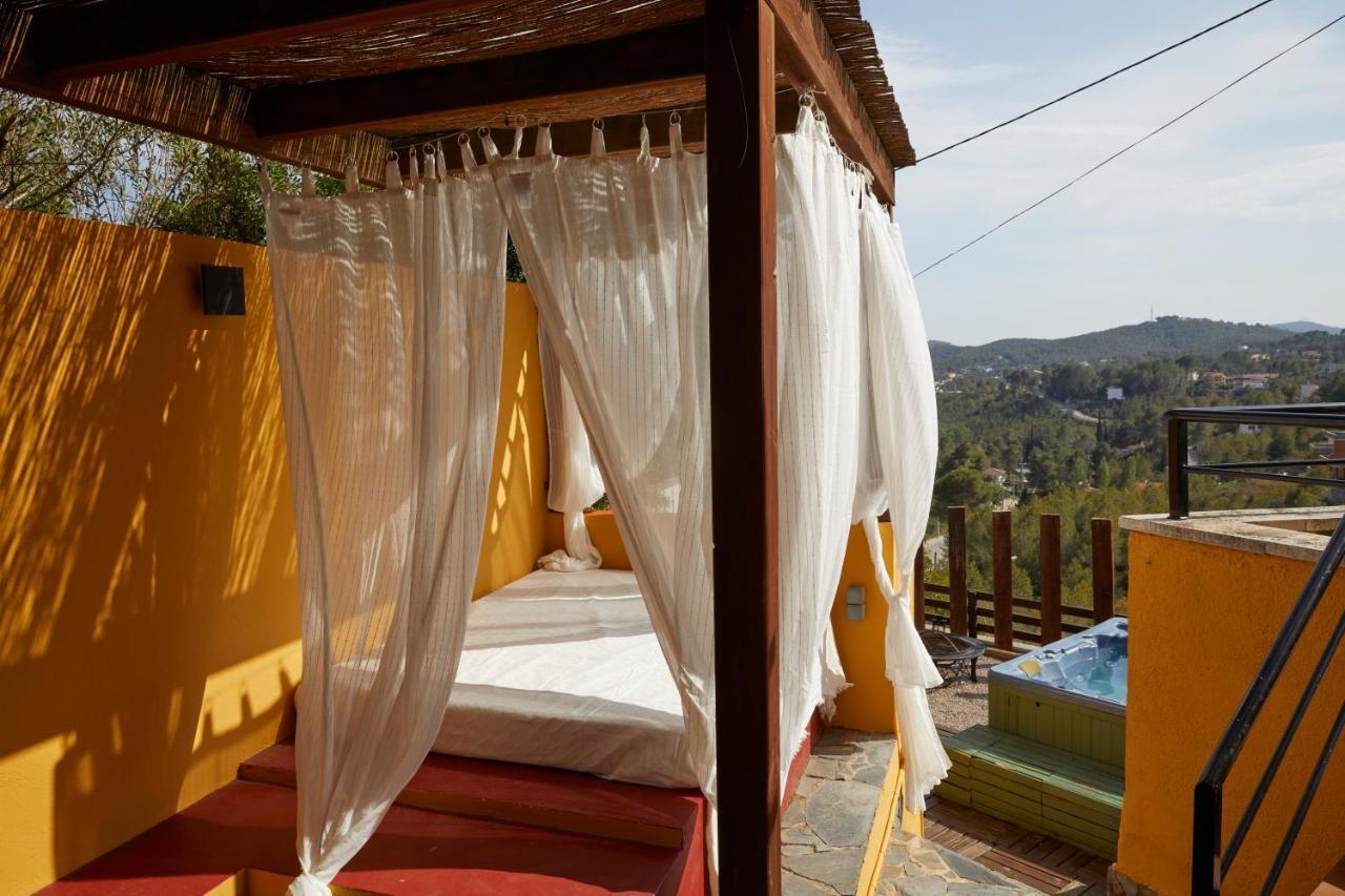 Amazing Vila Close To Sitges, Jacuzzi, Swimming Pool & Exellent Views Olivella Zewnętrze zdjęcie