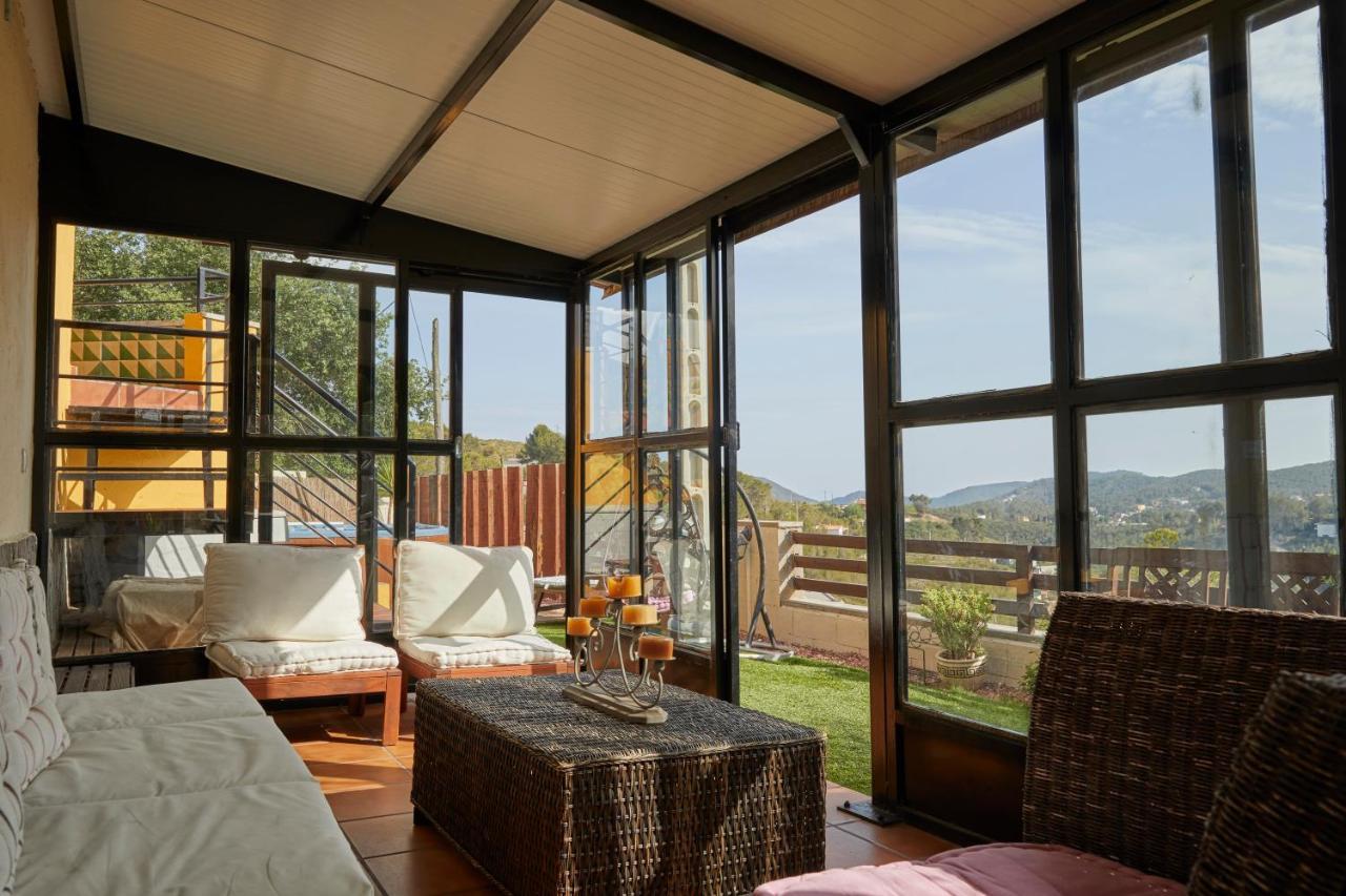 Amazing Vila Close To Sitges, Jacuzzi, Swimming Pool & Exellent Views Olivella Zewnętrze zdjęcie